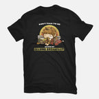 Second Breakfast – Fantasy Graphic T-Shirt in black, flat-lay product view