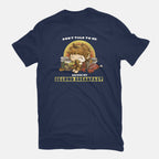 Second Breakfast – Fantasy Graphic T-Shirt in navy, flat-lay product view