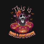 Halloween Surprise – Halloween Graphic T-Shirt design artwork for black graphic T-shirt
