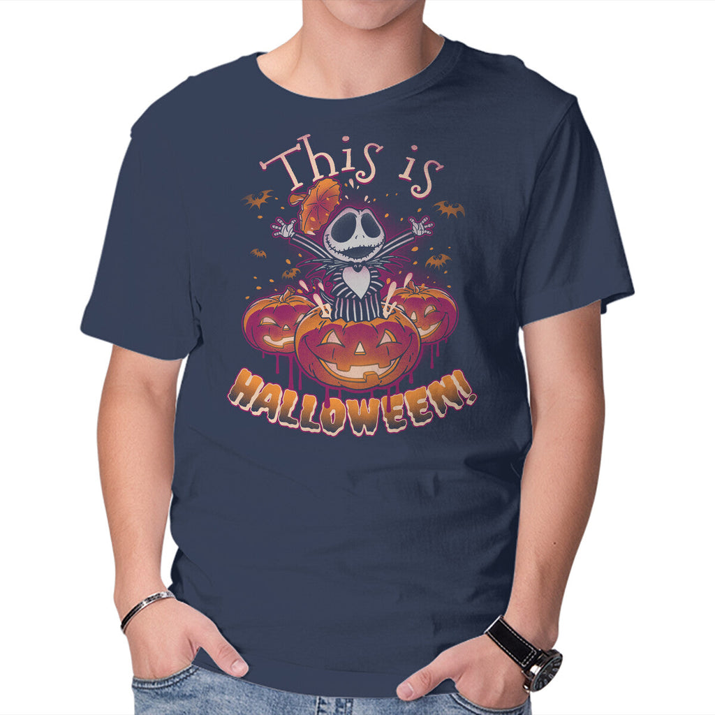 Halloween Surprise – Halloween Graphic T-Shirt in navy, product display