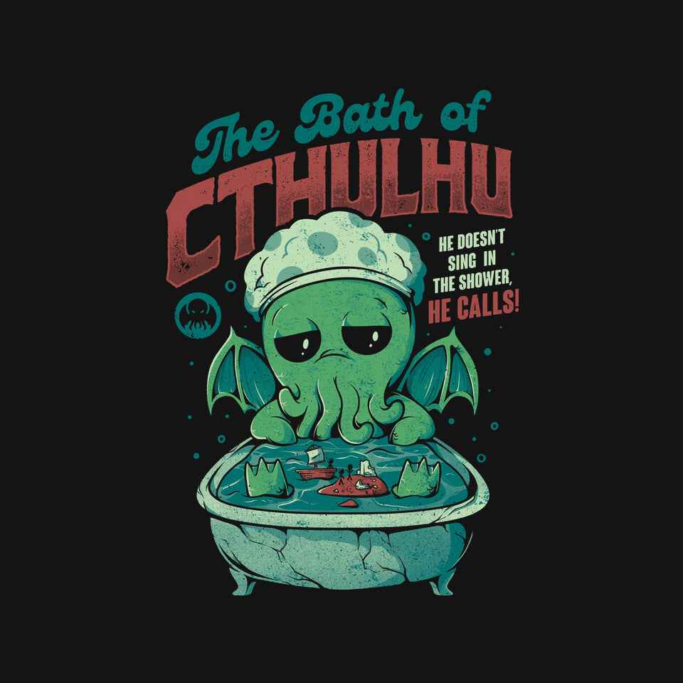 The Bath Of Cthulhu Graphic T-Shirt