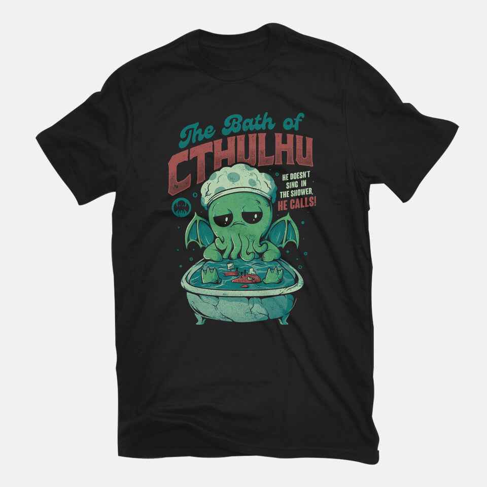 The Bath Of Cthulhu Graphic T-Shirt
