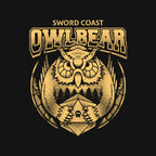OwlBear – Gaming Graphic T-Shirt design artwork for black graphic T-shirt