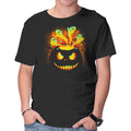 Pumpkin Ghosts – Halloween Graphic T-Shirt in black, product display