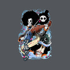 The Great Musician – Anime Graphic T-Shirt design artwork for charcoal graphic T-shirt