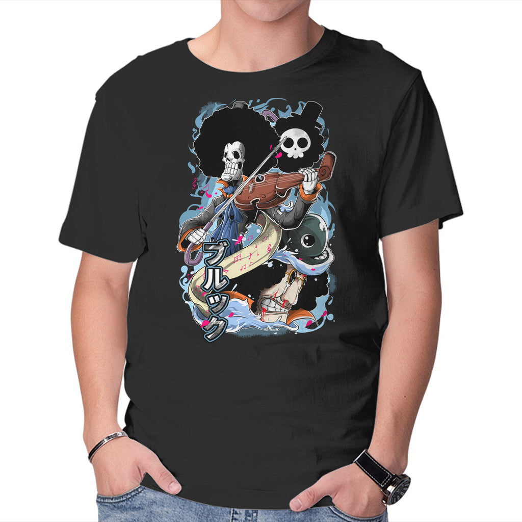 The Great Musician – Anime Graphic T-Shirt in black, product display