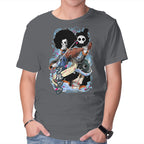 The Great Musician – Anime Graphic T-Shirt in charcoal, product display