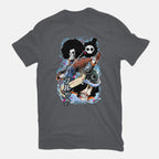 The Great Musician – Anime Graphic T-Shirt in charcoal, flat-lay product view