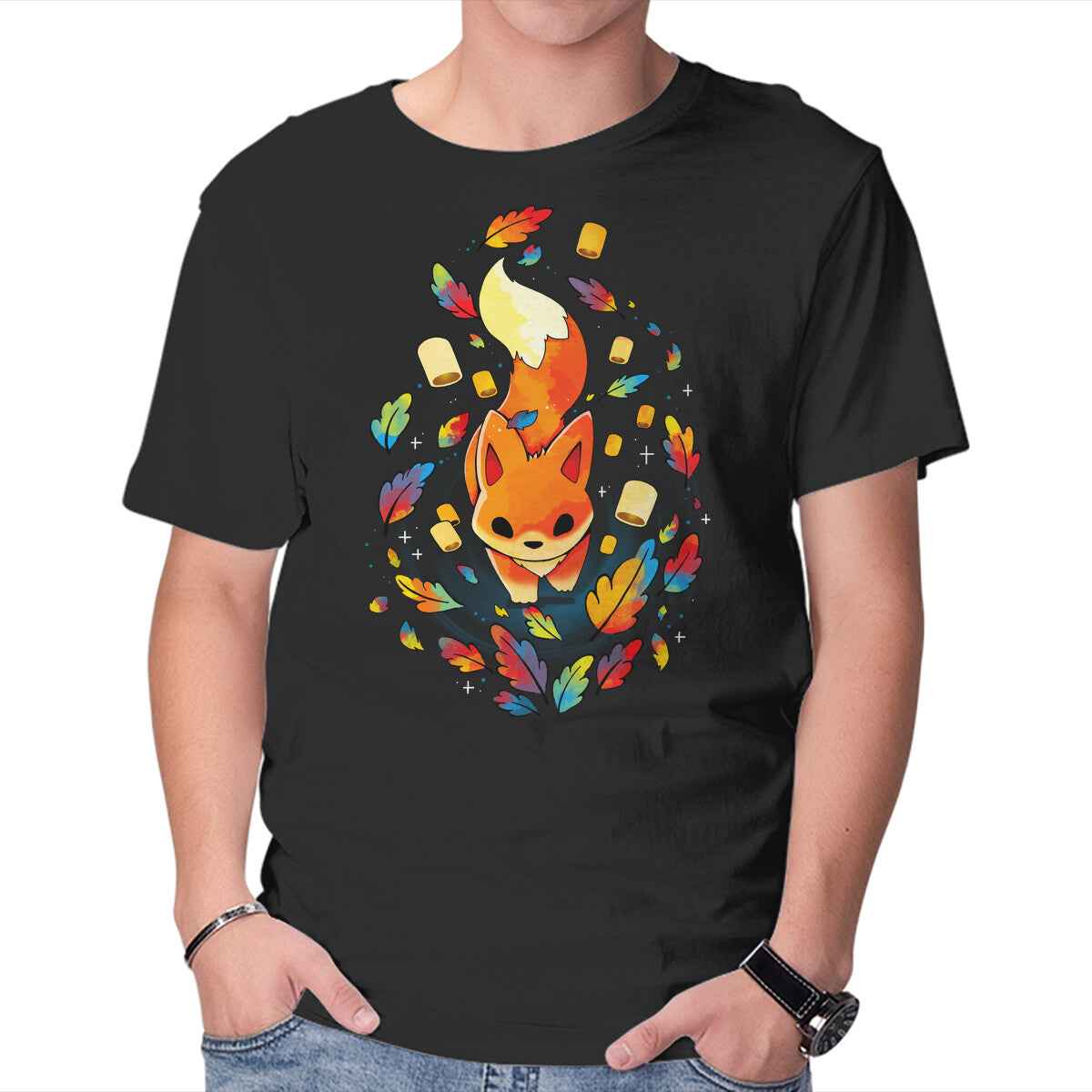 Fox Colors – Animal Graphic T-Shirt