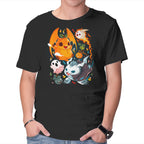 Digi Halloween – Halloween Graphic T-Shirt in black, product display