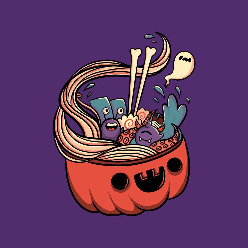 Monster Bowl – Halloween Graphic T-Shirt