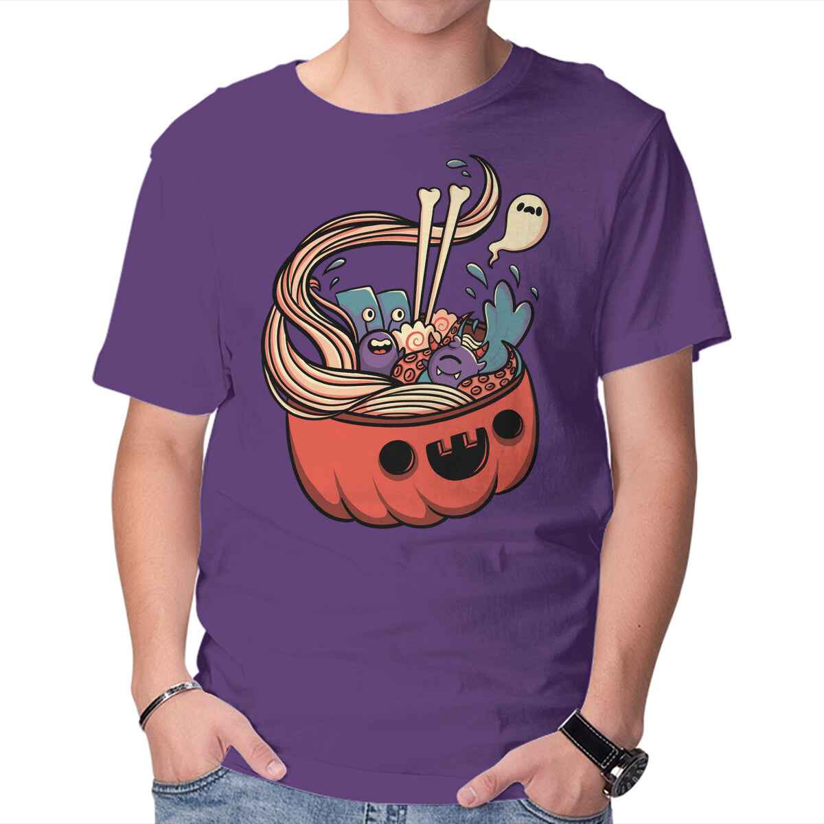 Monster Bowl – Halloween Graphic T-Shirt