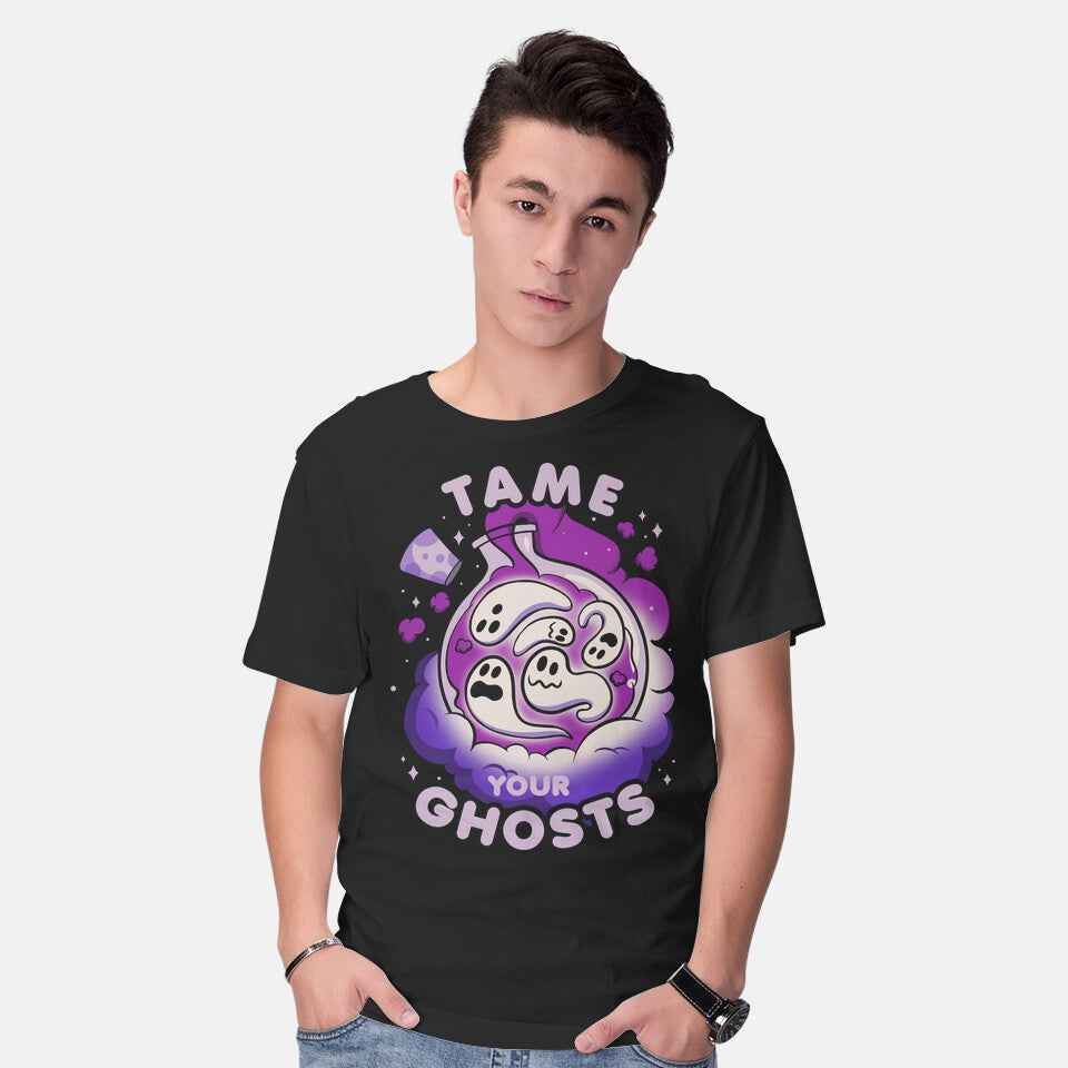 Tame Your Ghosts – Halloween Graphic T-Shirt