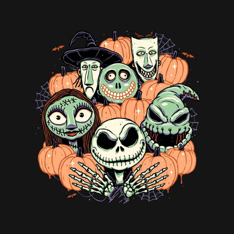 The Pumpkin Crew – Halloween Graphic T-Shirt