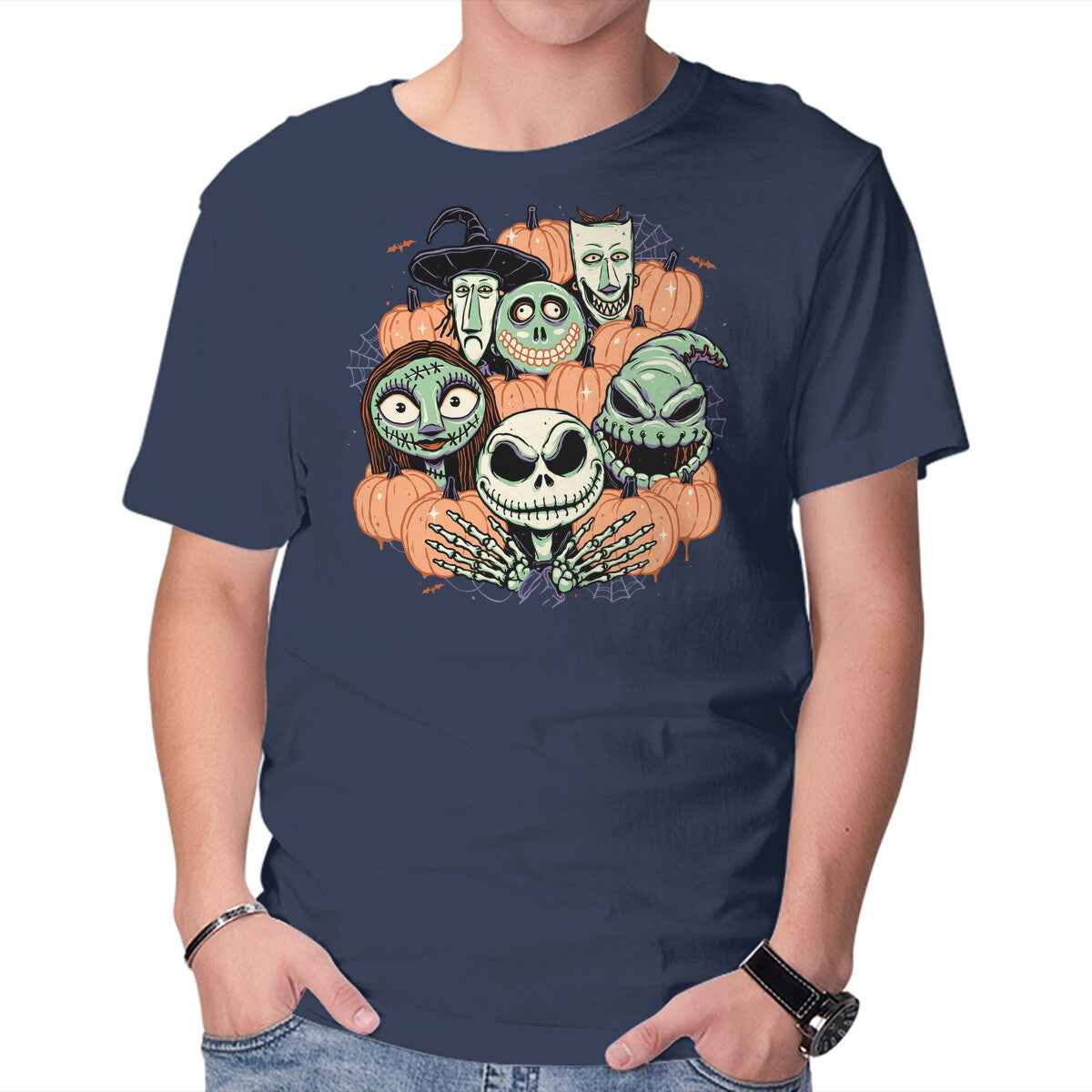 The Pumpkin Crew – Halloween Graphic T-Shirt