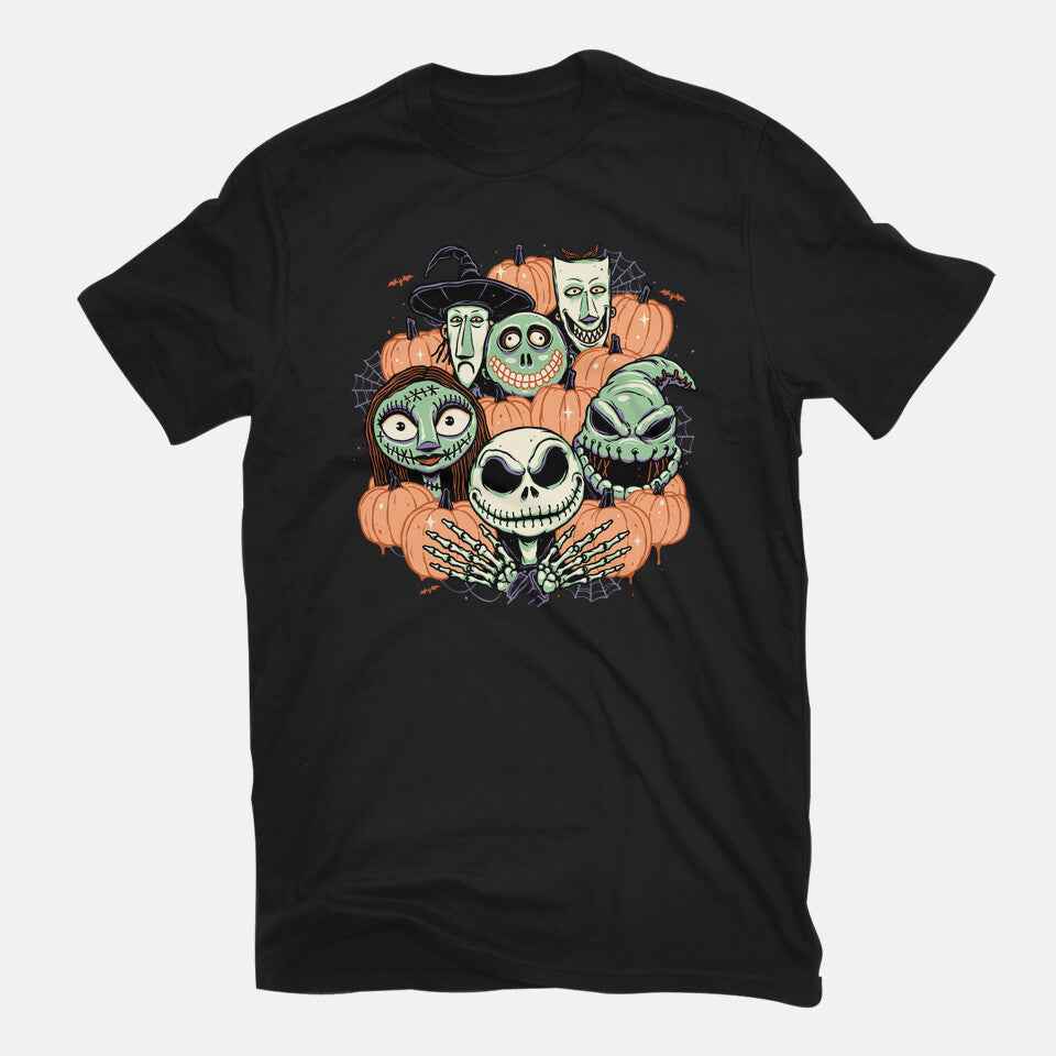 The Pumpkin Crew – Halloween Graphic T-Shirt