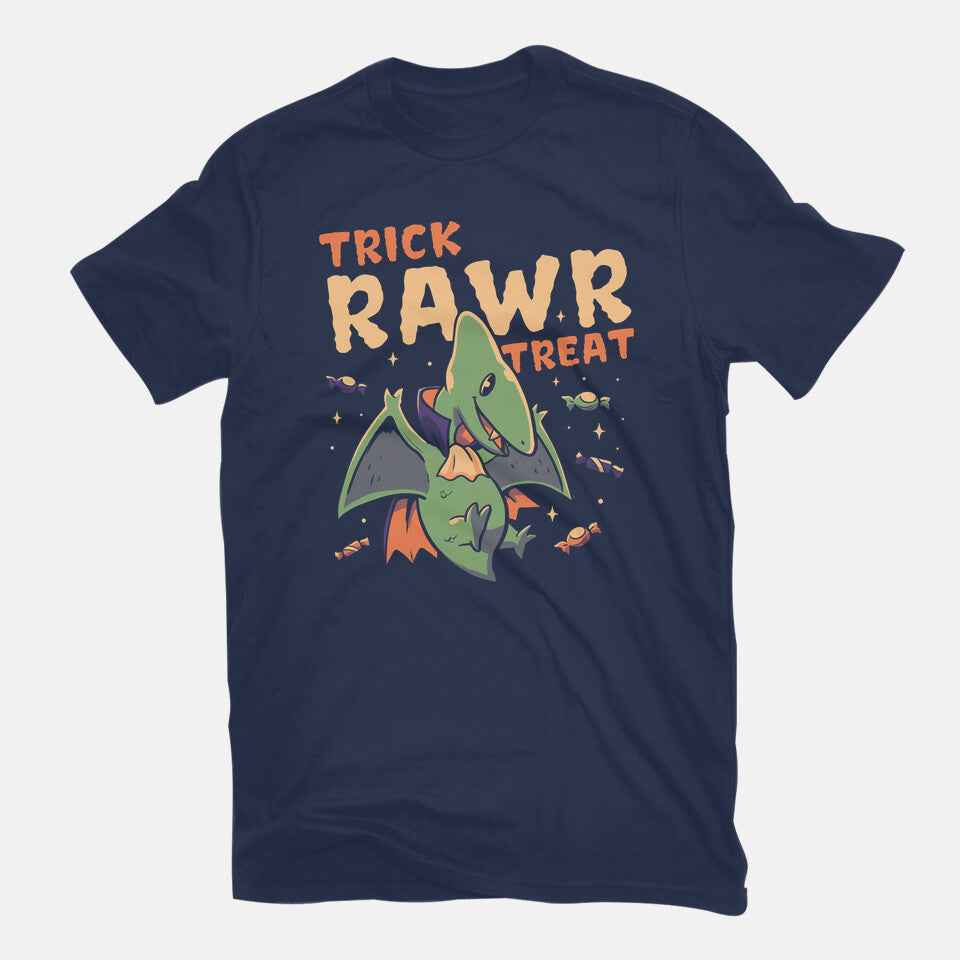Trick Rawr Treat – Halloween Graphic T-Shirt