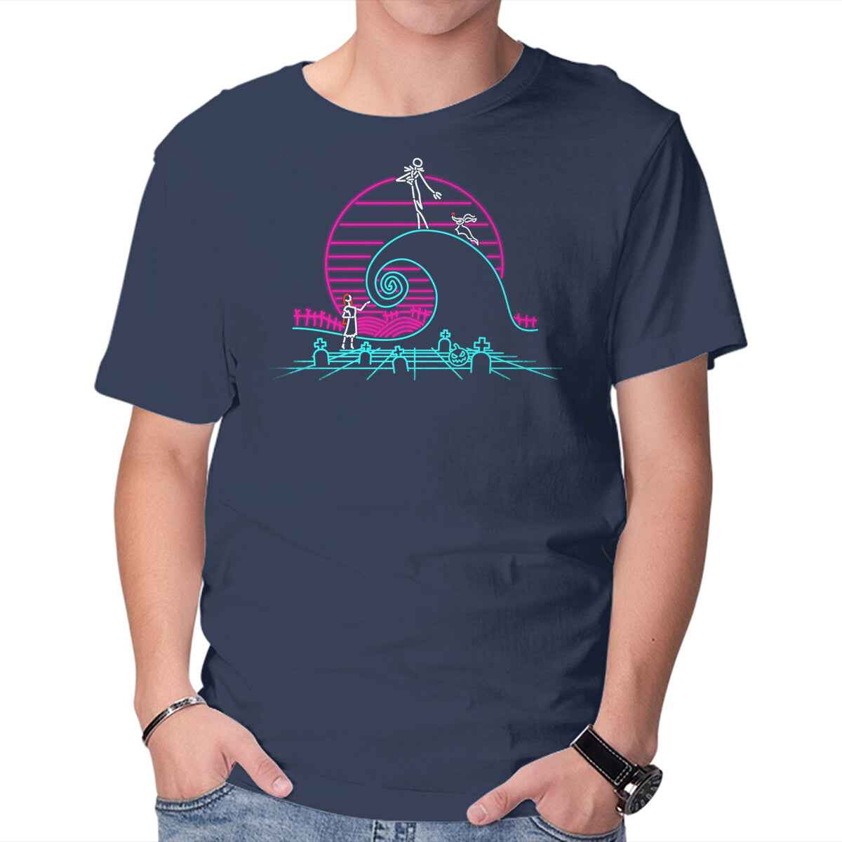 Nightmare Neon – Halloween Graphic T-Shirt