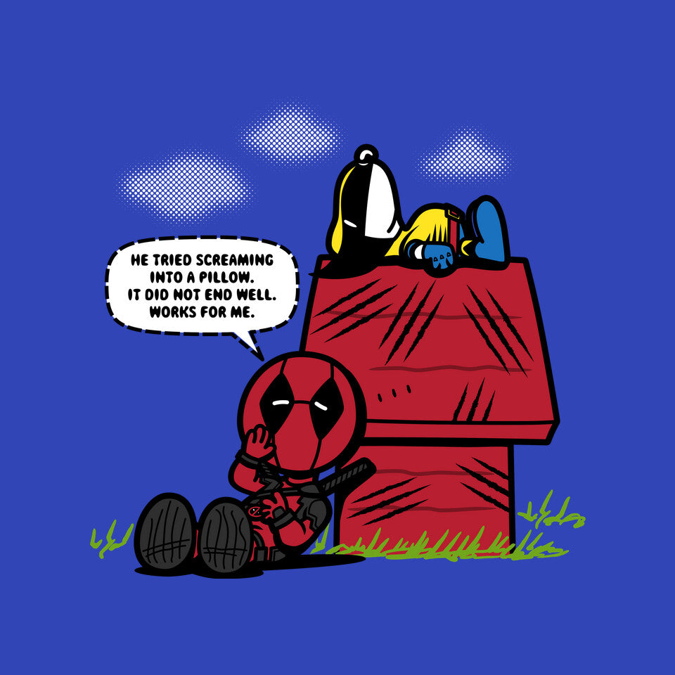 Mutant Nuts – Sci-Fi Graphic T-Shirt design artwork for royal blue graphic T-shirt