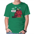 Mutant Nuts – Sci-Fi Graphic T-Shirt in green, product display