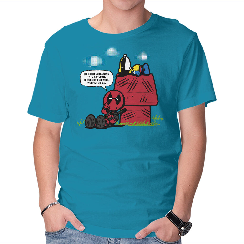 Mutant Nuts – Sci-Fi Graphic T-Shirt in turquoise, product display
