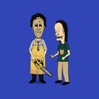 Texas Is Cool – Horror Graphic T-Shirt design artwork for royal blue graphic T-shirt