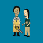 Texas Is Cool – Horror Graphic T-Shirt design artwork for turquoise graphic T-shirt