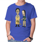 Texas Is Cool – Horror Graphic T-Shirt in royal blue, product display