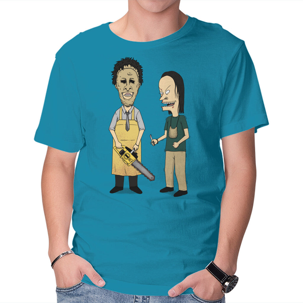 Texas Is Cool – Horror Graphic T-Shirt in turquoise, product display