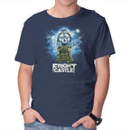 Fright Castle – Fantasy Graphic T-Shirt in navy, product display