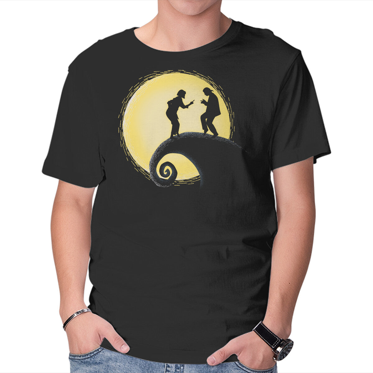 The Nightmare Before Dance – Movie Graphic T-Shirt in black, product display