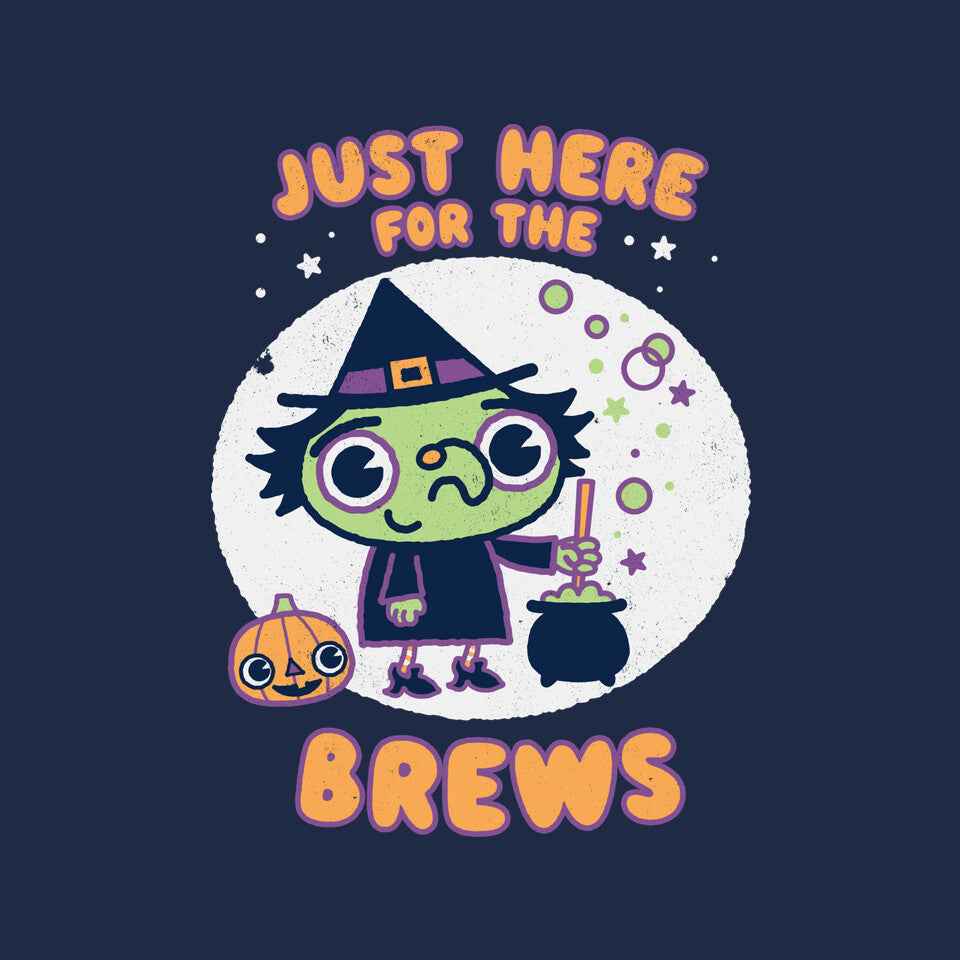 Here For The Brews – Halloween Graphic T-Shirt