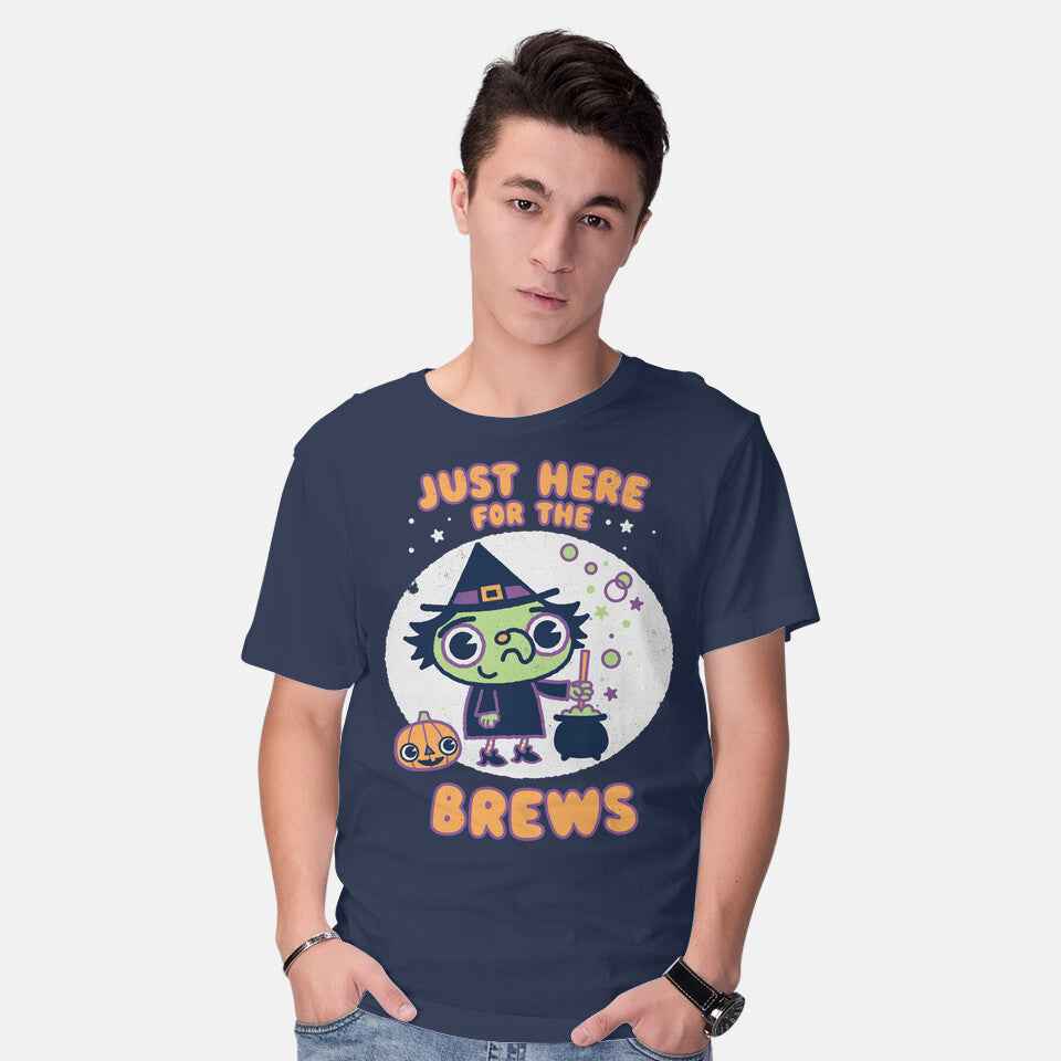 Here For The Brews – Halloween Graphic T-Shirt