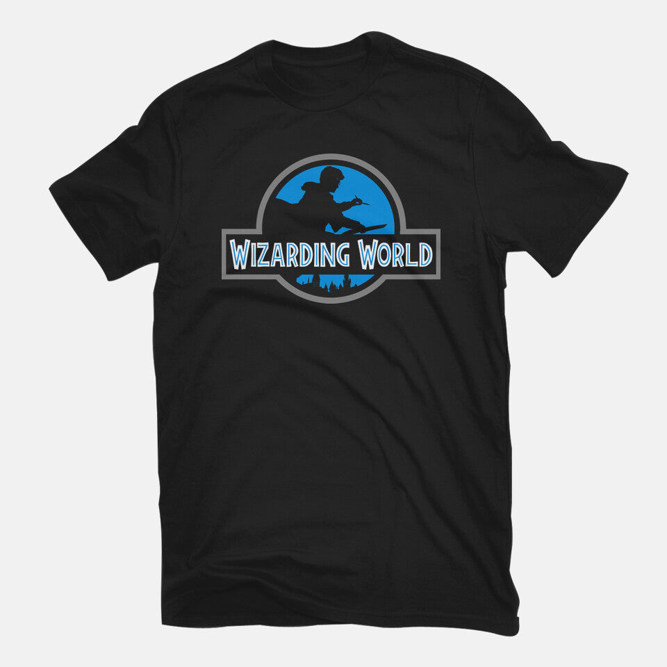 Wizarding World – Fantasy Graphic T-Shirt in black, flat-lay product view