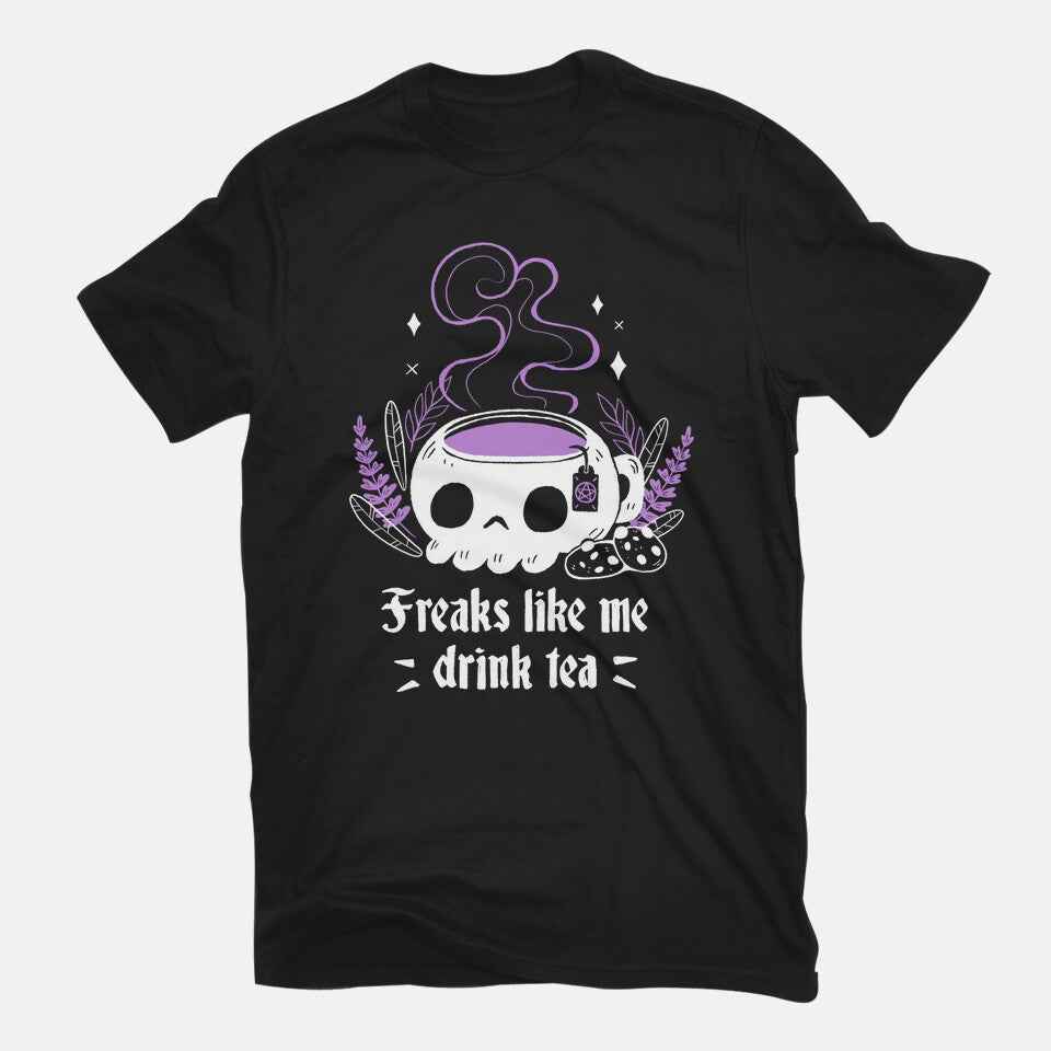 Freaks Drink Tea Graphic T-Shirt