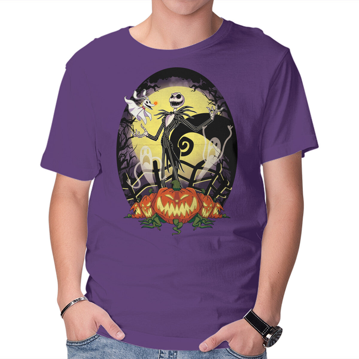 This Is Halloween – Movie Graphic T-Shirt in purple, product display