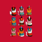 Cat Nutcracker – Cat Graphic T-Shirt design artwork for red graphic T-shirt