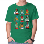 Cat Nutcracker – Cat Graphic T-Shirt in green, product display