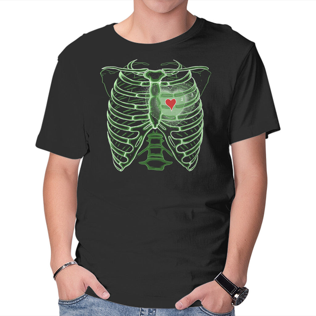 Grinch's Heart – Movie Graphic T-Shirt in black, product display