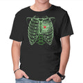 Grinch's Heart – Movie Graphic T-Shirt in black, product display