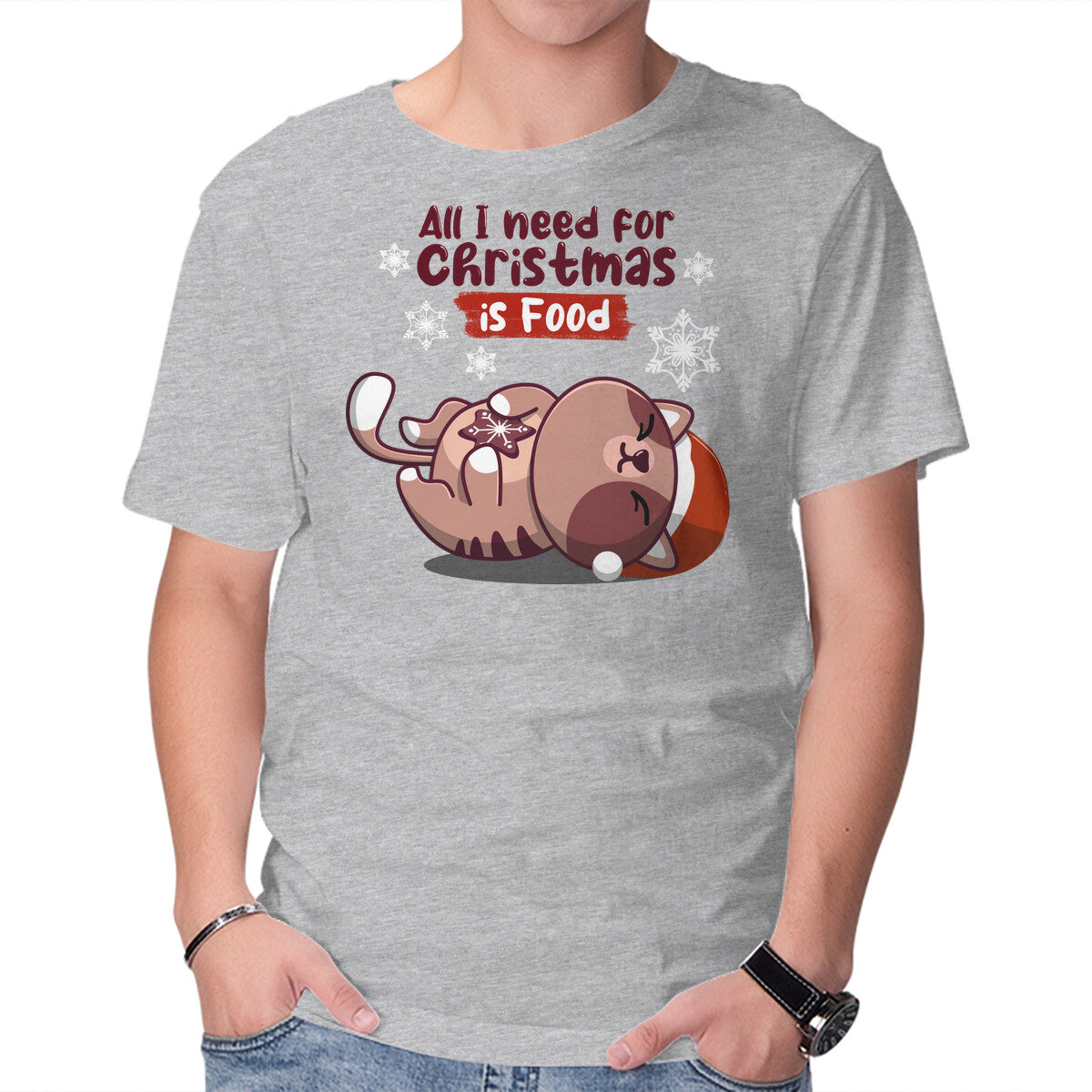 All I Need For Christmas – Cat Graphic T-Shirt