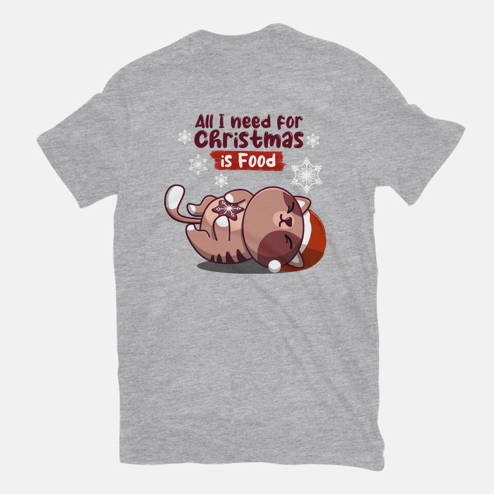 All I Need For Christmas – Cat Graphic T-Shirt