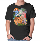 Compilation World – Anime Graphic T-Shirt in black, product display