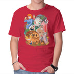 Compilation World – Anime Graphic T-Shirt in red, product display
