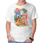 Compilation World – Anime Graphic T-Shirt in white, product display