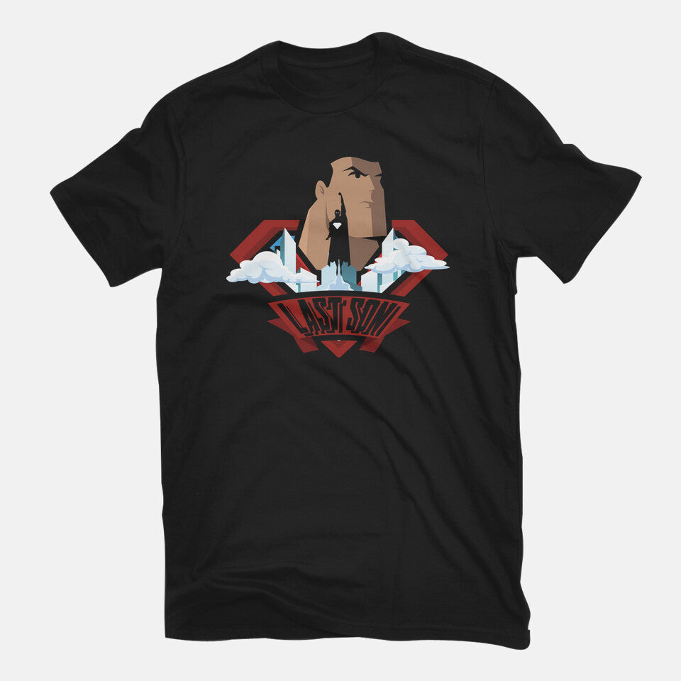 Supes Graphic T-Shirt in black, flat-lay product view
