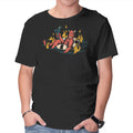 Bathing In Fire – Horror Graphic T-Shirt in black, product display