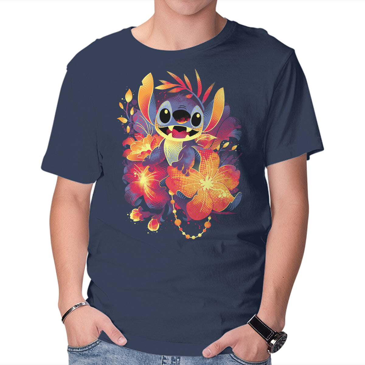 Loco Experiment – Movie Graphic T-Shirt in navy, product display