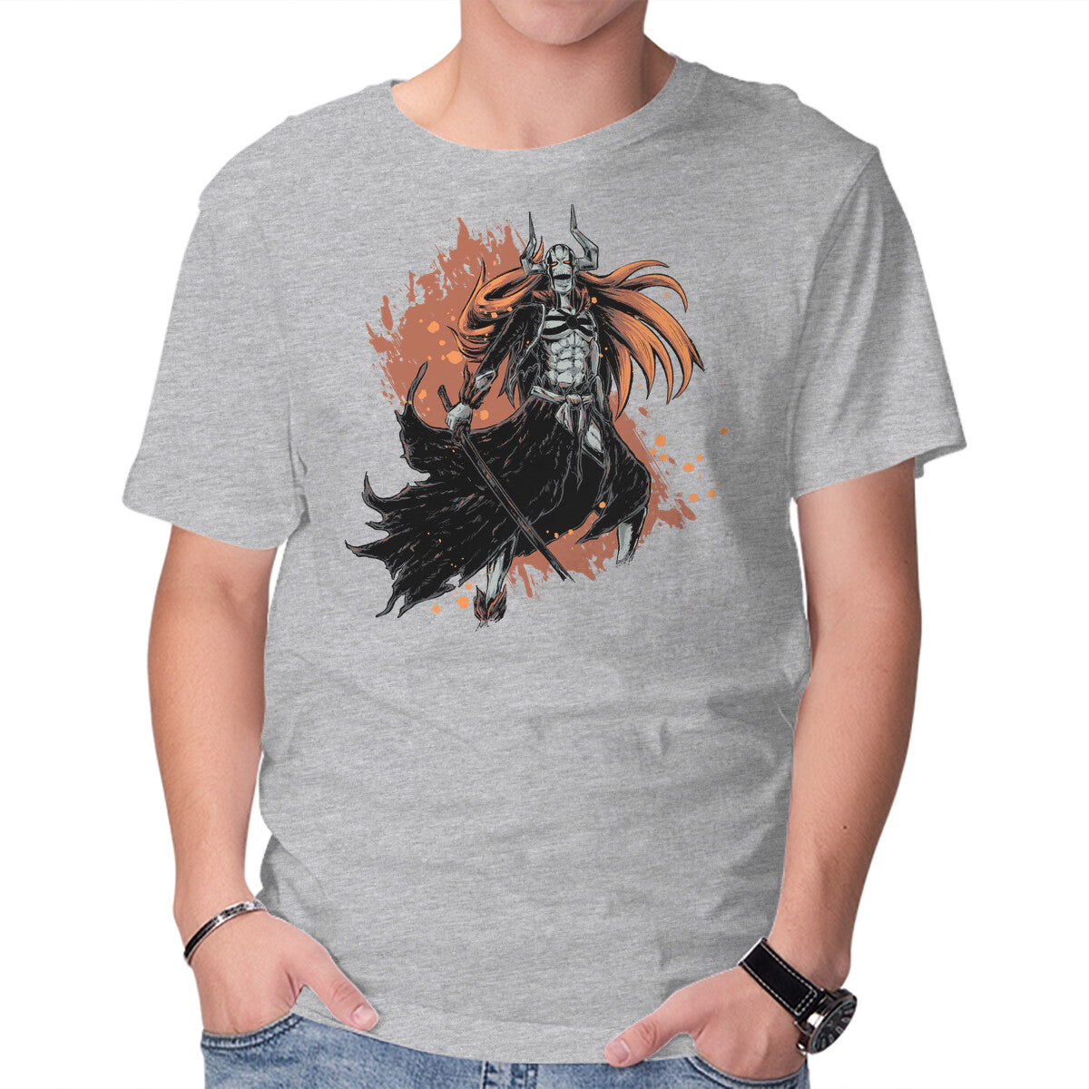 Ichigo Full Hollow – Anime Graphic T-Shirt