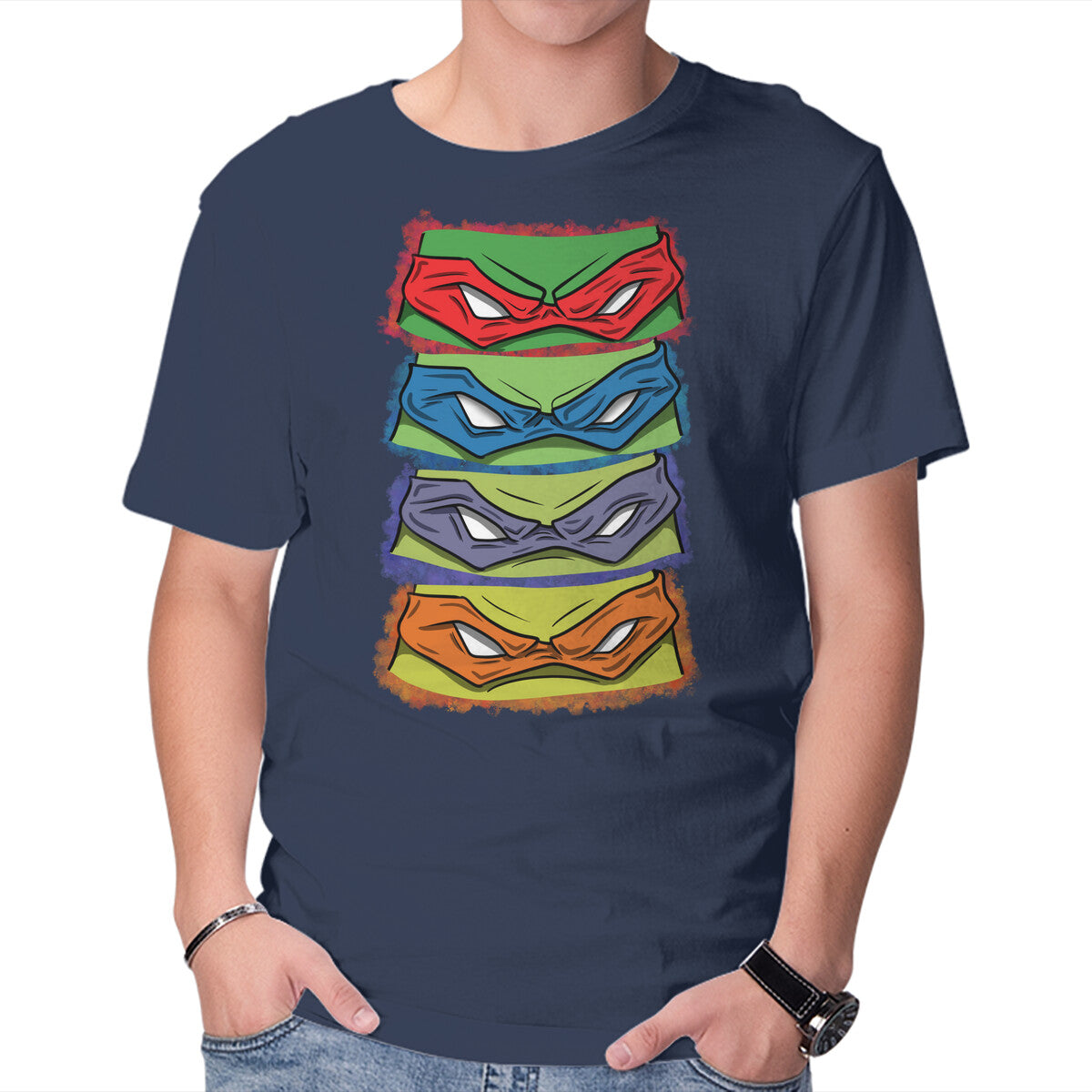 Hey Look At Me Graphic T-Shirt in navy, product display